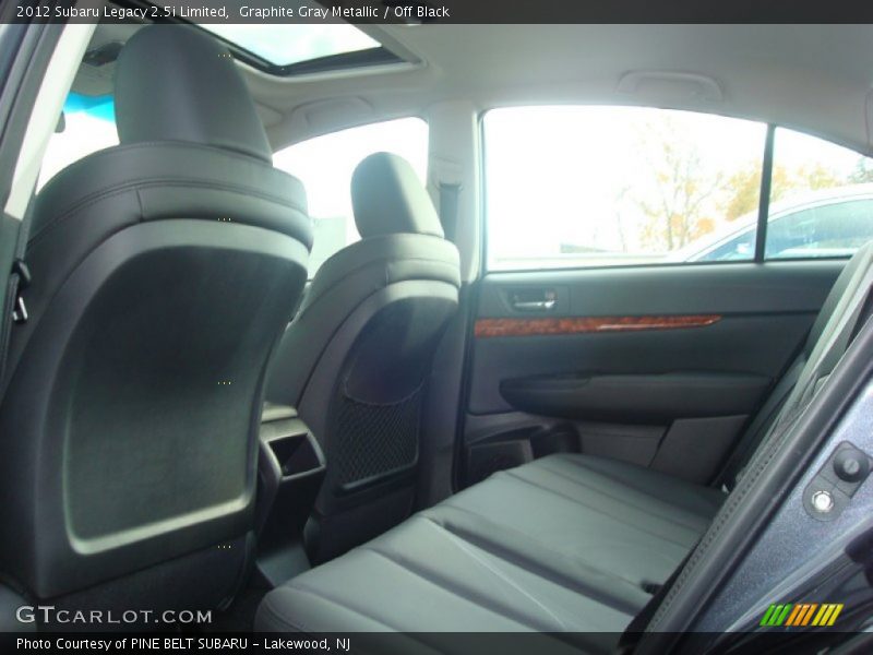 Graphite Gray Metallic / Off Black 2012 Subaru Legacy 2.5i Limited