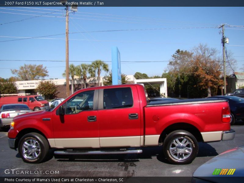 Redfire Metallic / Tan 2007 Ford F150 XLT SuperCrew
