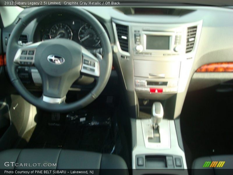 Graphite Gray Metallic / Off Black 2012 Subaru Legacy 2.5i Limited