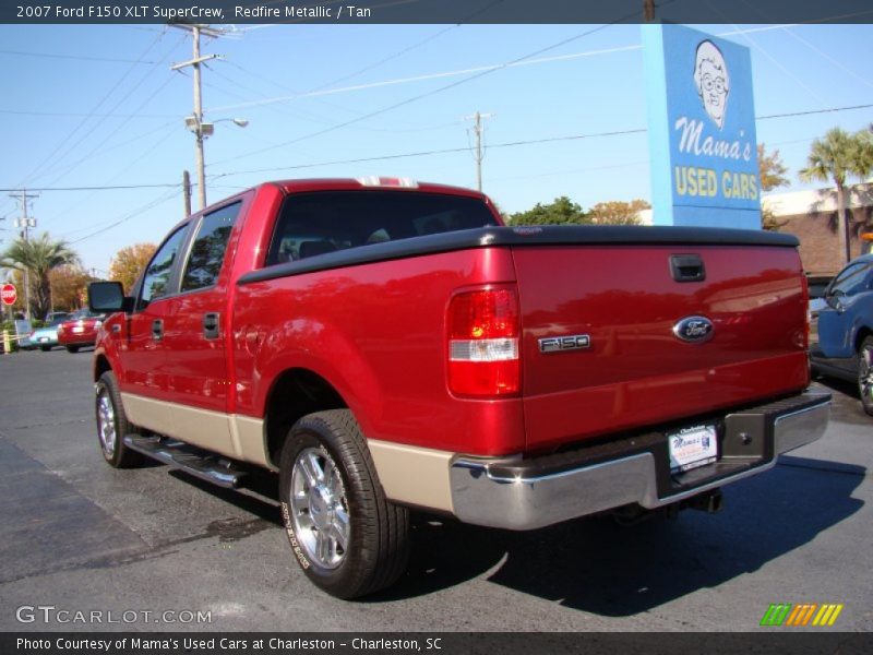 Redfire Metallic / Tan 2007 Ford F150 XLT SuperCrew