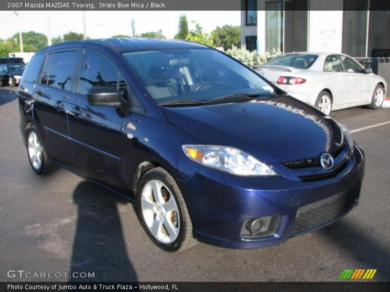 Strato Blue Mica / Black 2007 Mazda MAZDA5 Touring