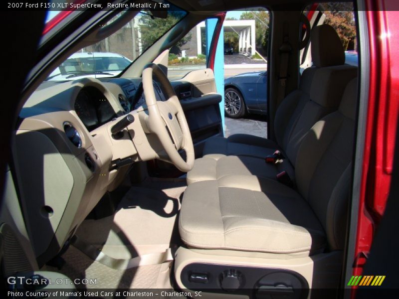 Redfire Metallic / Tan 2007 Ford F150 XLT SuperCrew