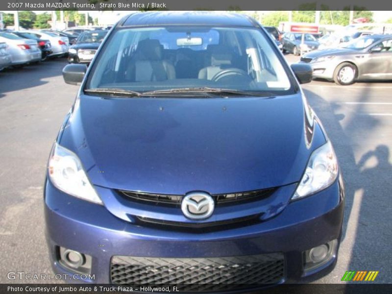 Strato Blue Mica / Black 2007 Mazda MAZDA5 Touring