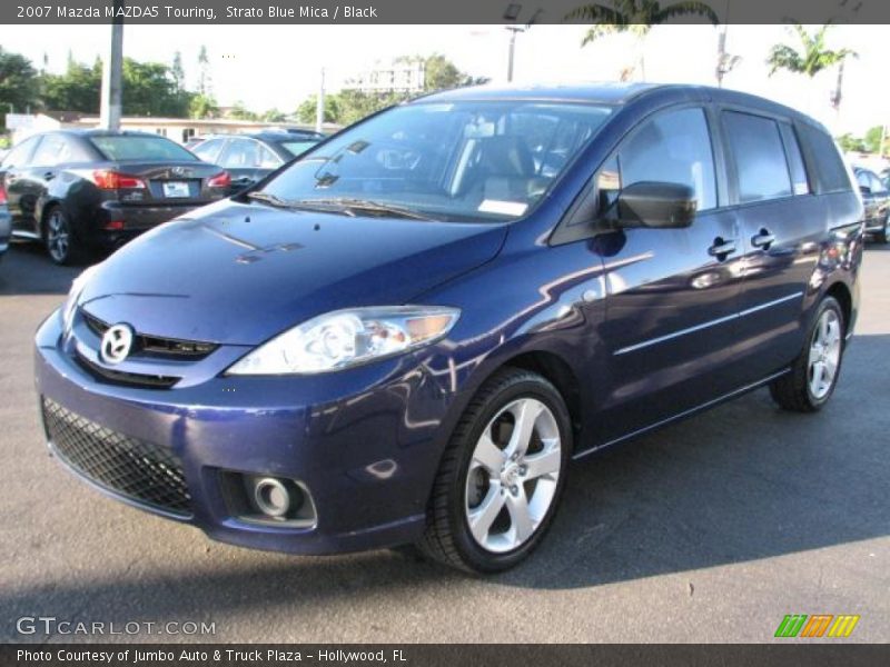Strato Blue Mica / Black 2007 Mazda MAZDA5 Touring