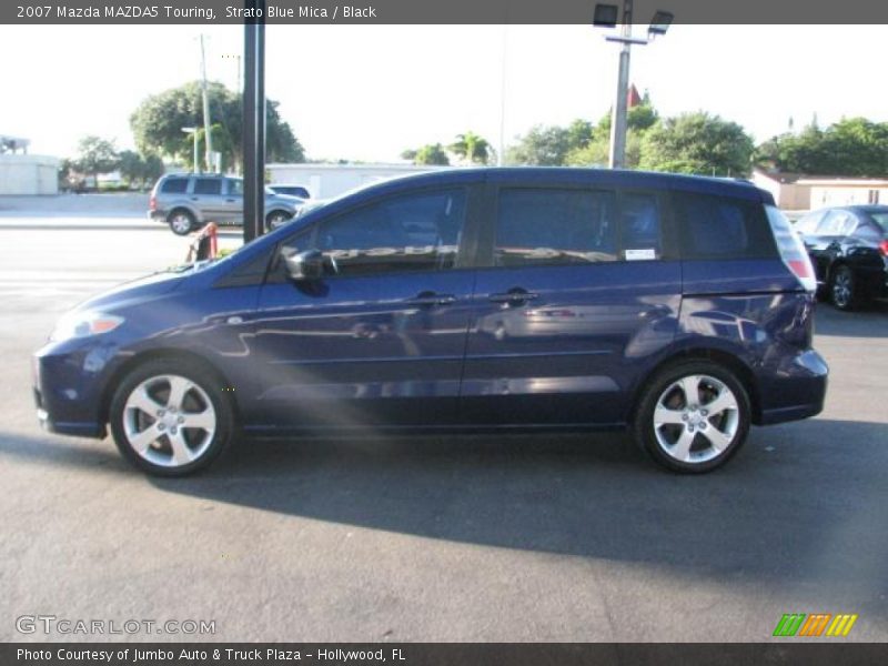 Strato Blue Mica / Black 2007 Mazda MAZDA5 Touring
