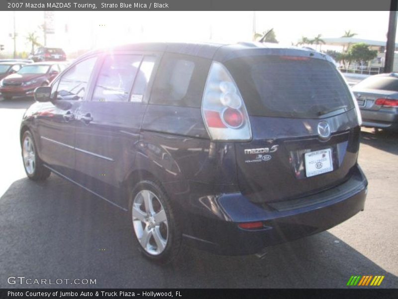 Strato Blue Mica / Black 2007 Mazda MAZDA5 Touring