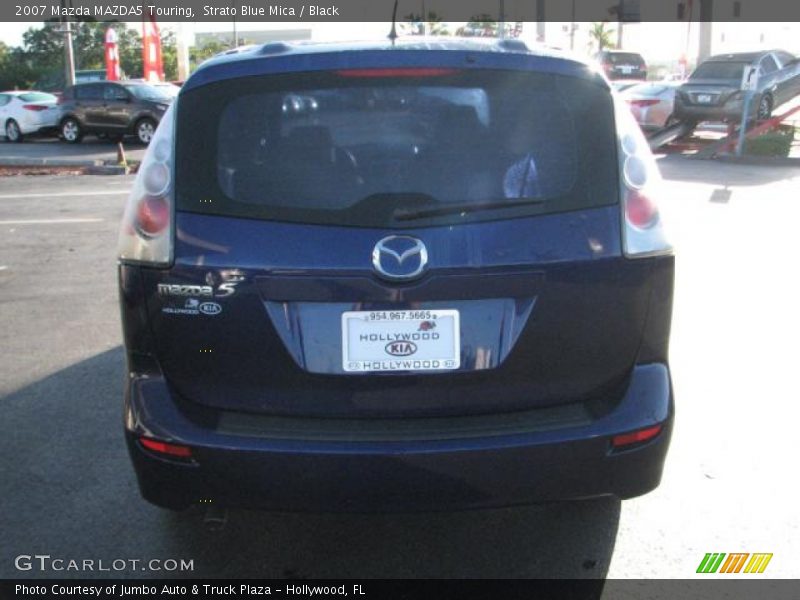 Strato Blue Mica / Black 2007 Mazda MAZDA5 Touring