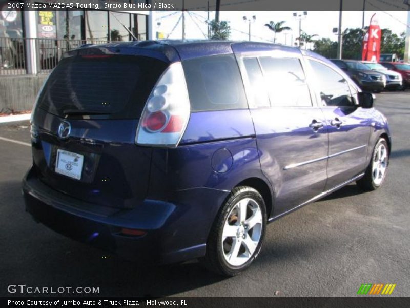 Strato Blue Mica / Black 2007 Mazda MAZDA5 Touring