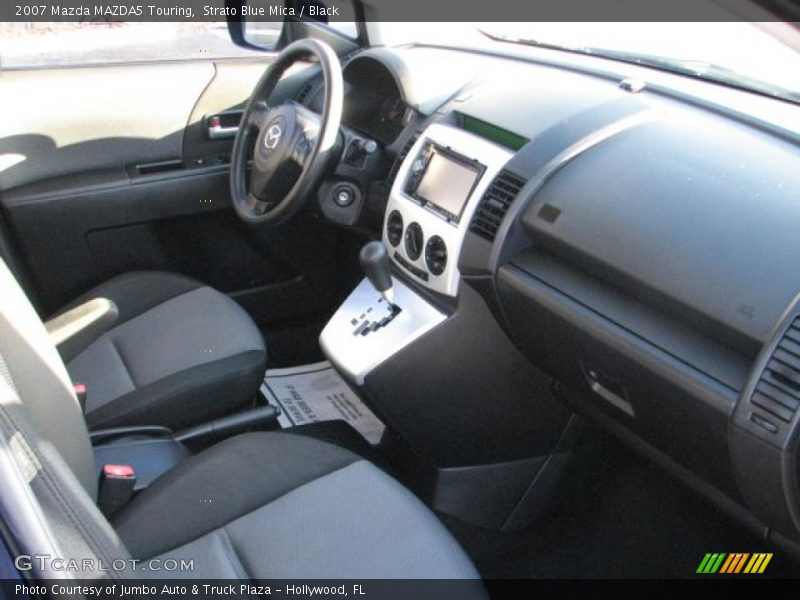Strato Blue Mica / Black 2007 Mazda MAZDA5 Touring