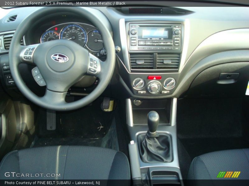 Marine Blue Metallic / Black 2012 Subaru Forester 2.5 X Premium