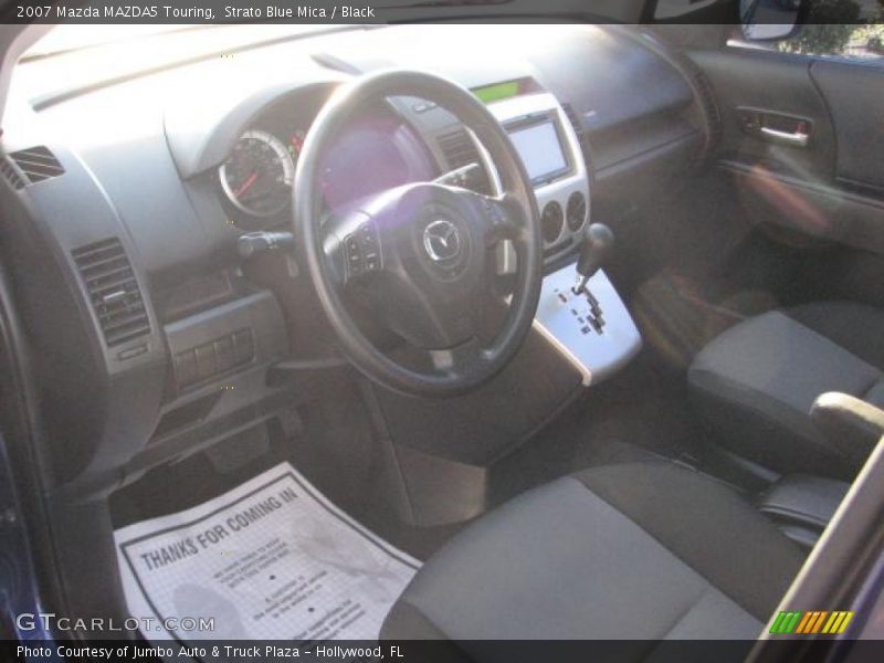 Strato Blue Mica / Black 2007 Mazda MAZDA5 Touring