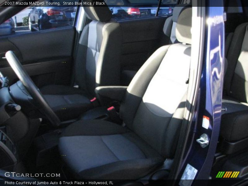 Strato Blue Mica / Black 2007 Mazda MAZDA5 Touring