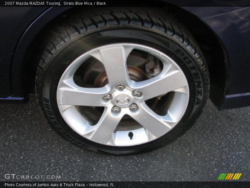 Strato Blue Mica / Black 2007 Mazda MAZDA5 Touring