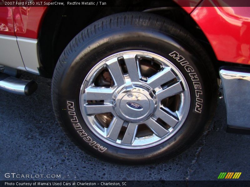 Redfire Metallic / Tan 2007 Ford F150 XLT SuperCrew