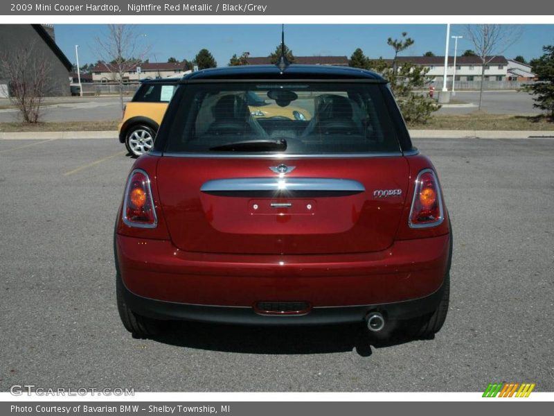 Nightfire Red Metallic / Black/Grey 2009 Mini Cooper Hardtop