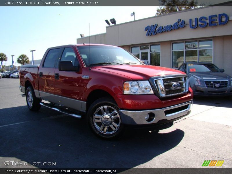 Redfire Metallic / Tan 2007 Ford F150 XLT SuperCrew