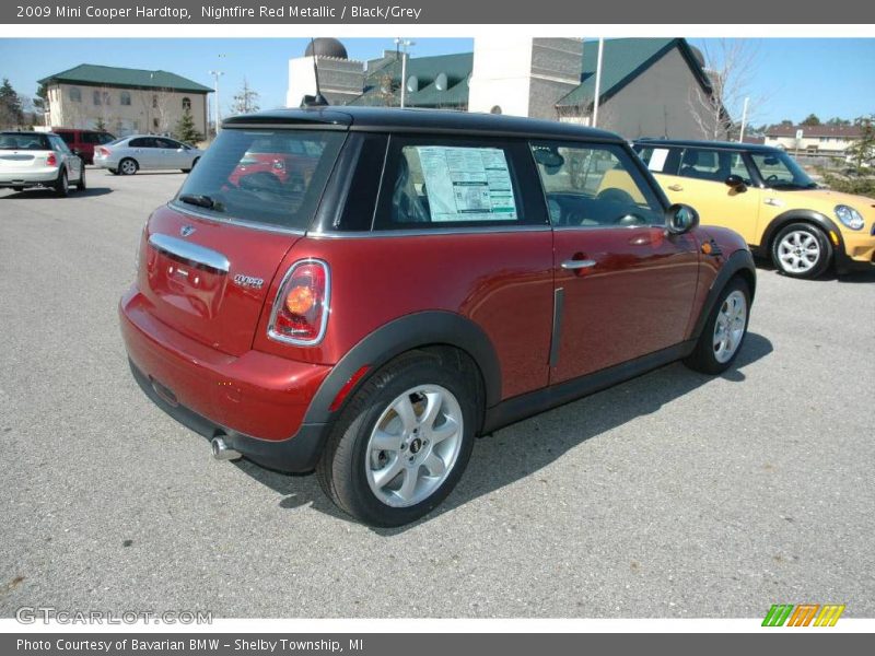 Nightfire Red Metallic / Black/Grey 2009 Mini Cooper Hardtop