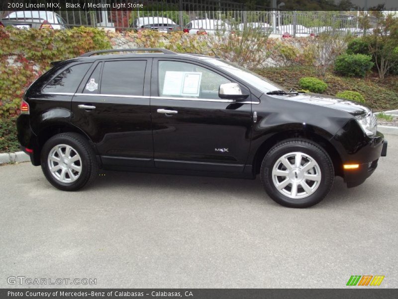 Black / Medium Light Stone 2009 Lincoln MKX