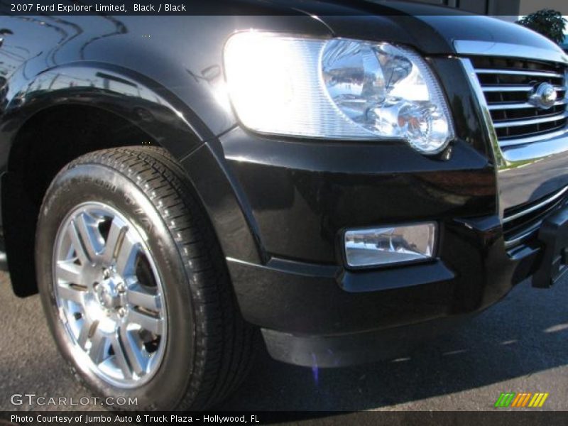 Black / Black 2007 Ford Explorer Limited