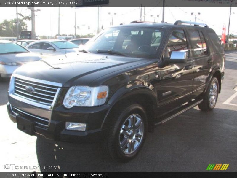 Black / Black 2007 Ford Explorer Limited