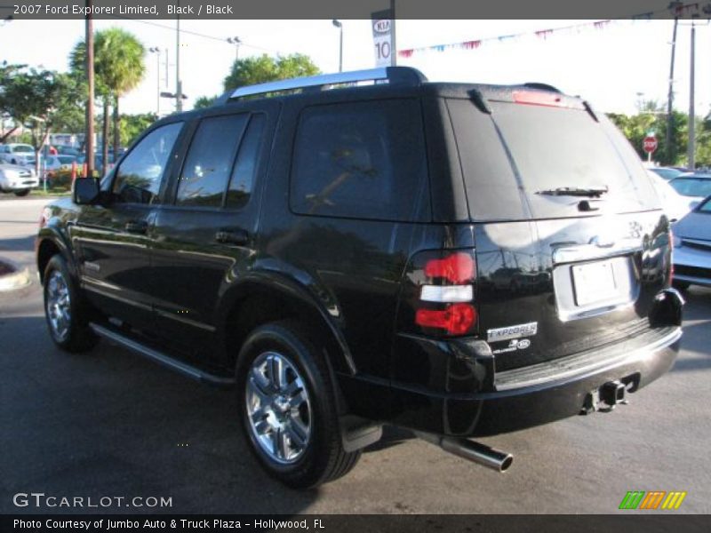 Black / Black 2007 Ford Explorer Limited