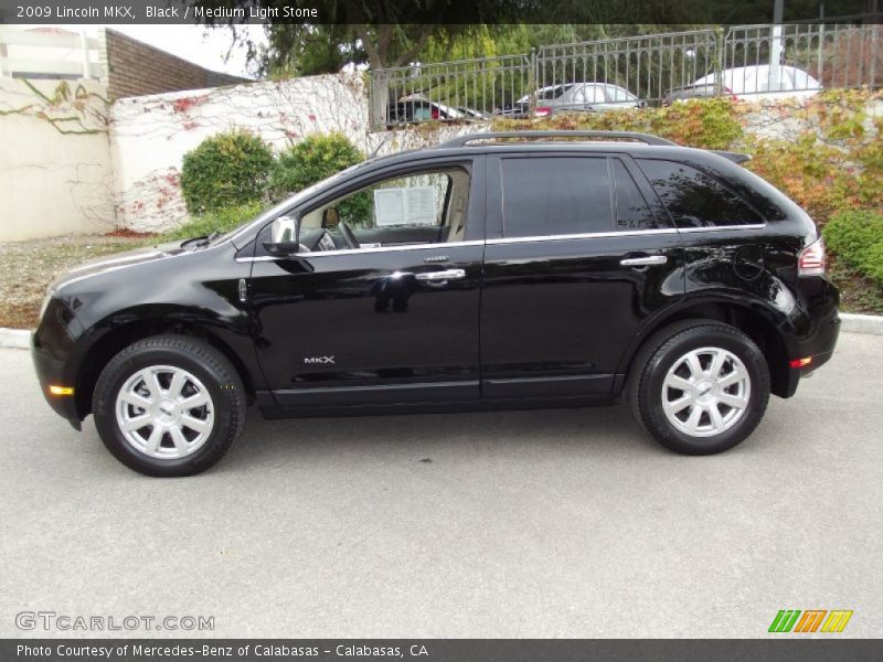 Black / Medium Light Stone 2009 Lincoln MKX