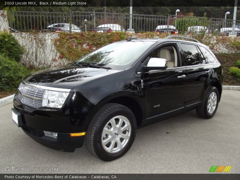 Black / Medium Light Stone 2009 Lincoln MKX