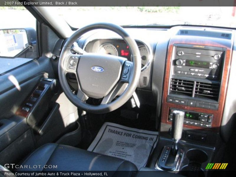 Black / Black 2007 Ford Explorer Limited