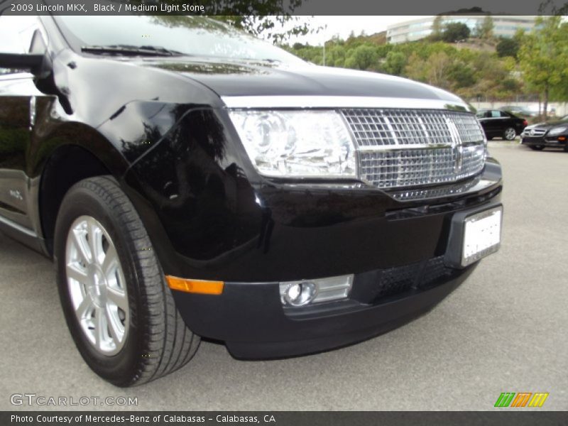 Black / Medium Light Stone 2009 Lincoln MKX