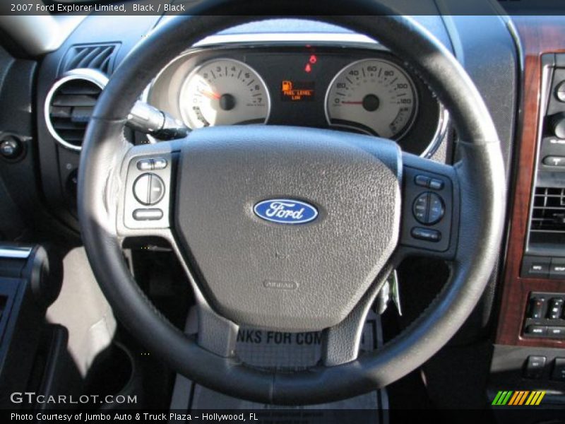 Black / Black 2007 Ford Explorer Limited