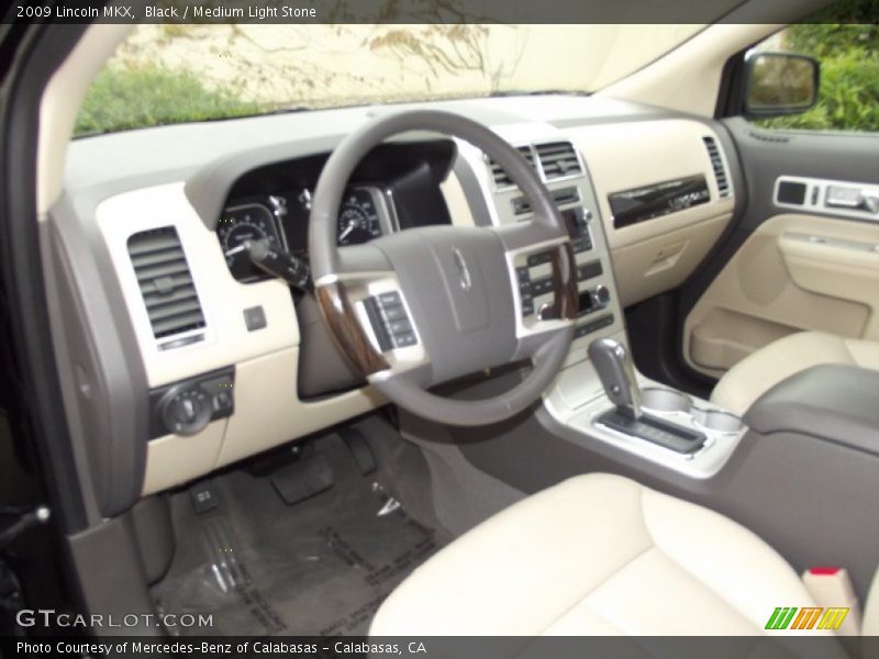 Black / Medium Light Stone 2009 Lincoln MKX