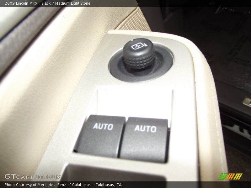 Black / Medium Light Stone 2009 Lincoln MKX