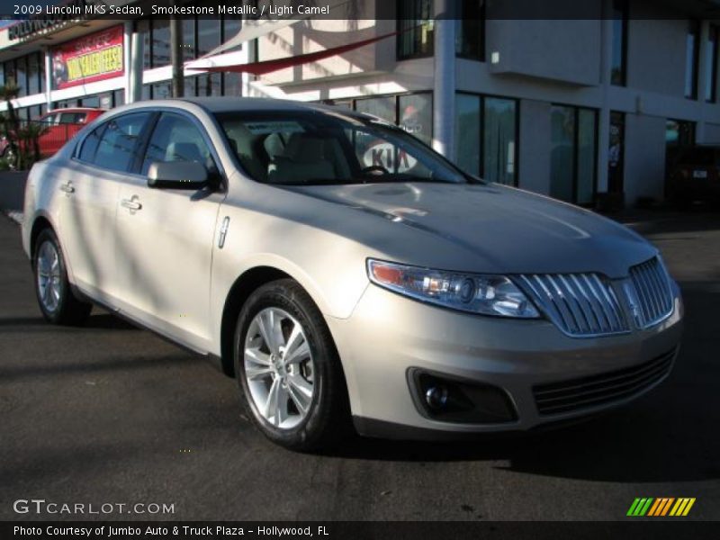 Smokestone Metallic / Light Camel 2009 Lincoln MKS Sedan