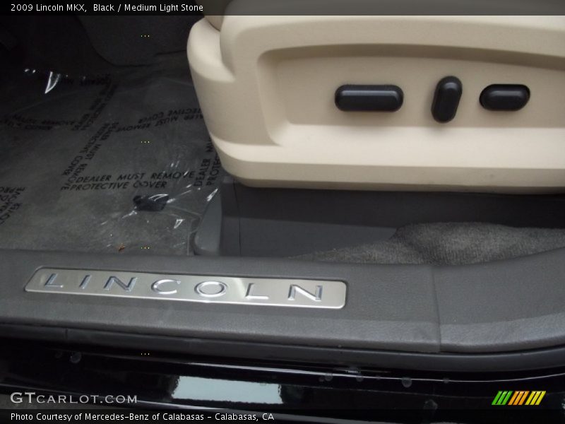 Black / Medium Light Stone 2009 Lincoln MKX