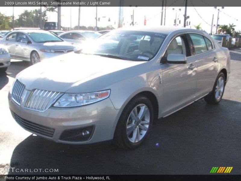 Smokestone Metallic / Light Camel 2009 Lincoln MKS Sedan