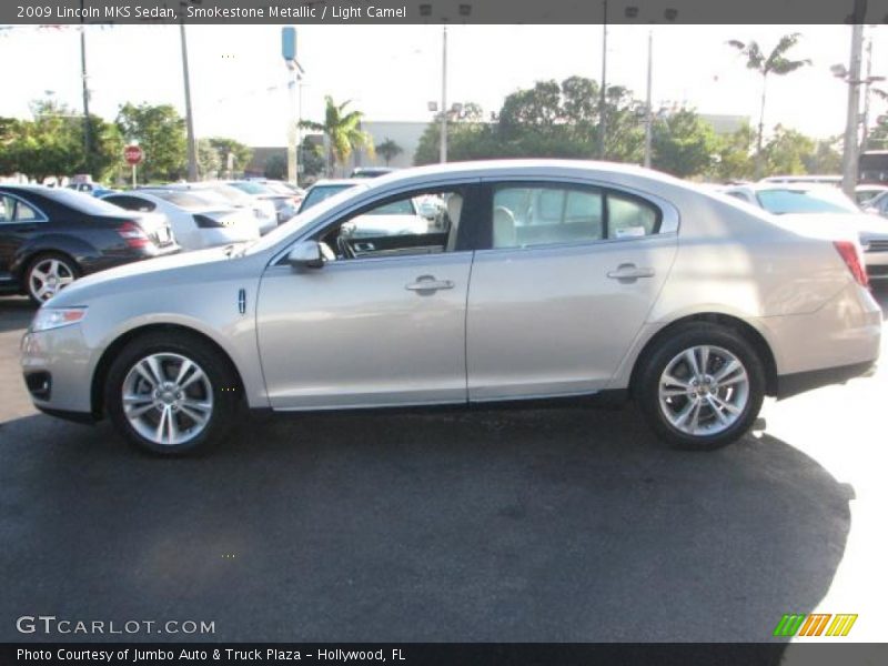 Smokestone Metallic / Light Camel 2009 Lincoln MKS Sedan