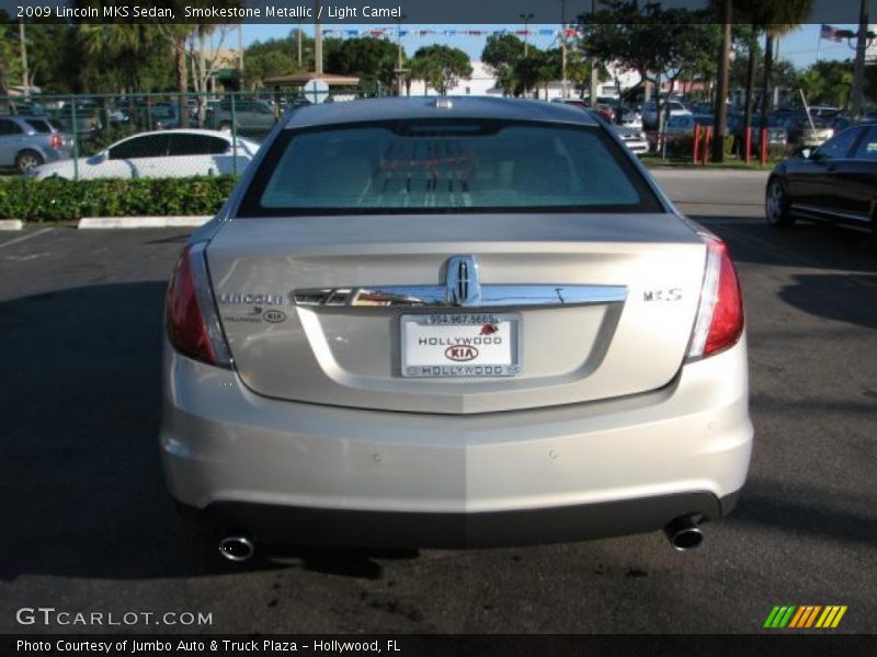 Smokestone Metallic / Light Camel 2009 Lincoln MKS Sedan
