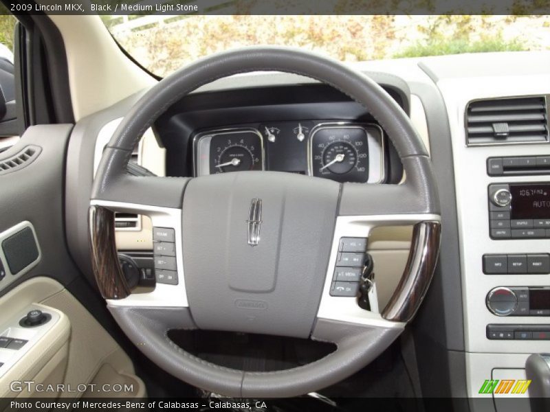 Black / Medium Light Stone 2009 Lincoln MKX