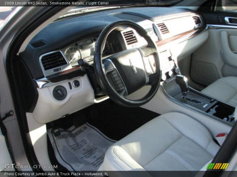 Smokestone Metallic / Light Camel 2009 Lincoln MKS Sedan