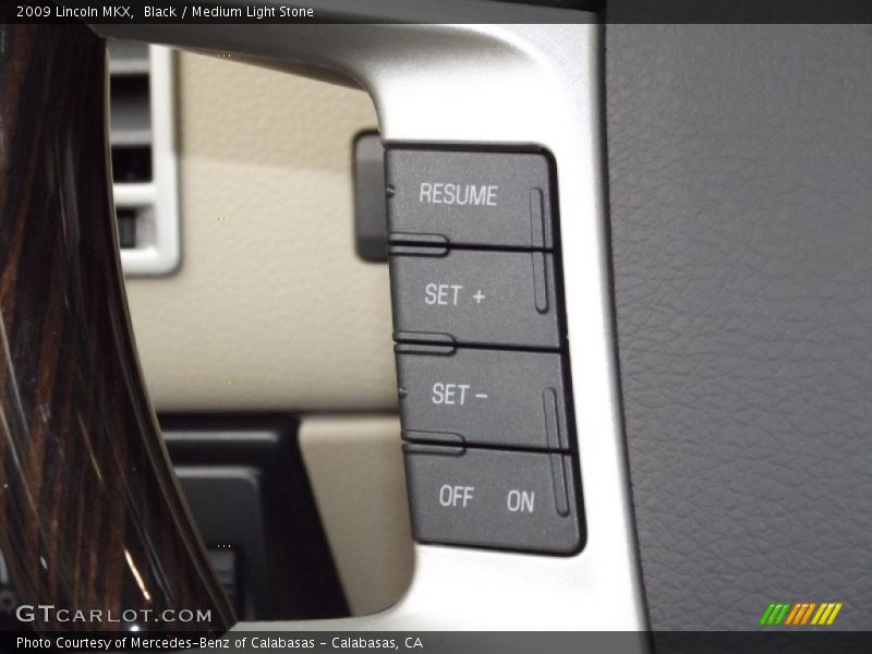 Black / Medium Light Stone 2009 Lincoln MKX