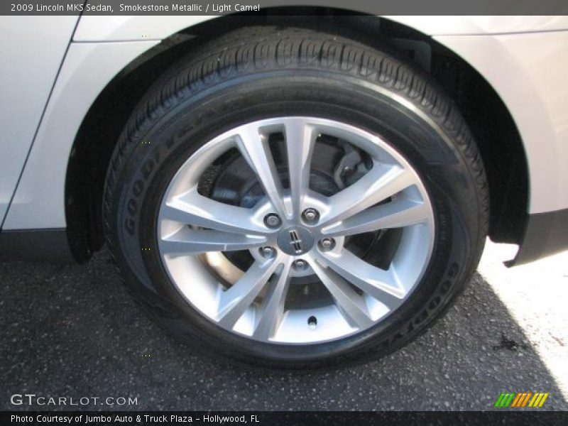 Smokestone Metallic / Light Camel 2009 Lincoln MKS Sedan