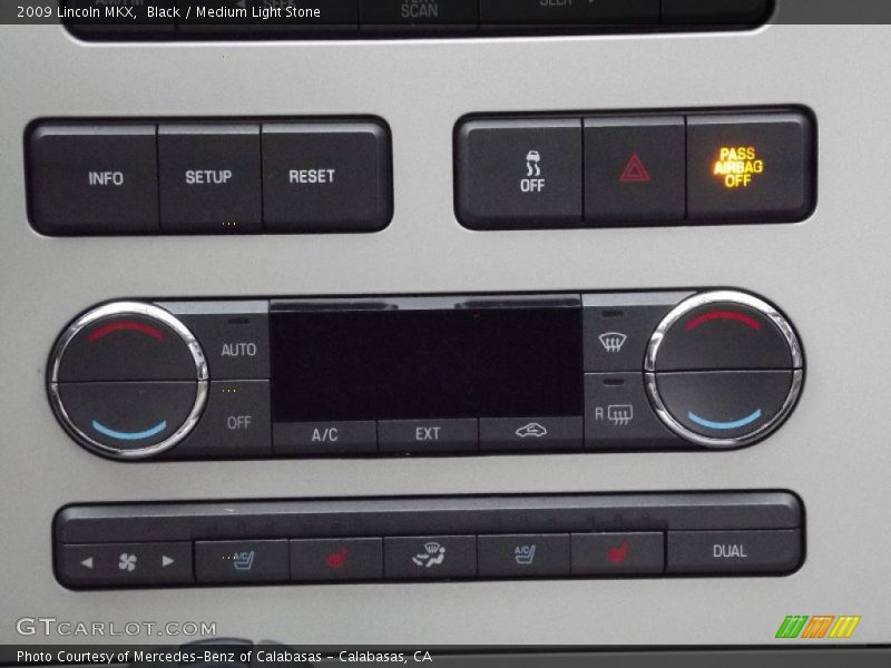 Black / Medium Light Stone 2009 Lincoln MKX
