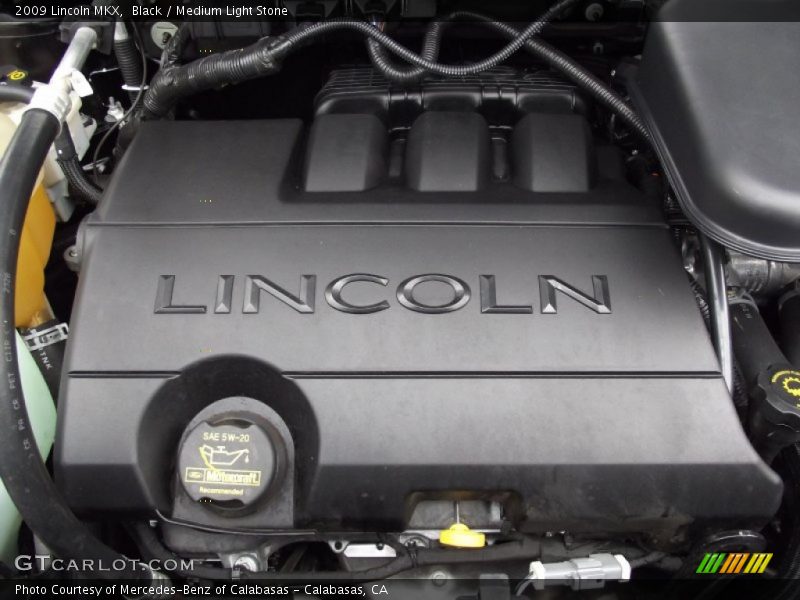 Black / Medium Light Stone 2009 Lincoln MKX