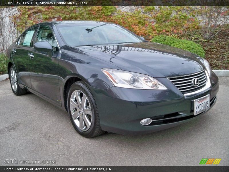 Smokey Granite Mica / Black 2009 Lexus ES 350