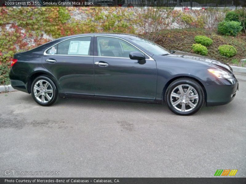 Smokey Granite Mica / Black 2009 Lexus ES 350