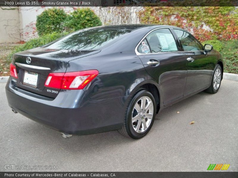 Smokey Granite Mica / Black 2009 Lexus ES 350