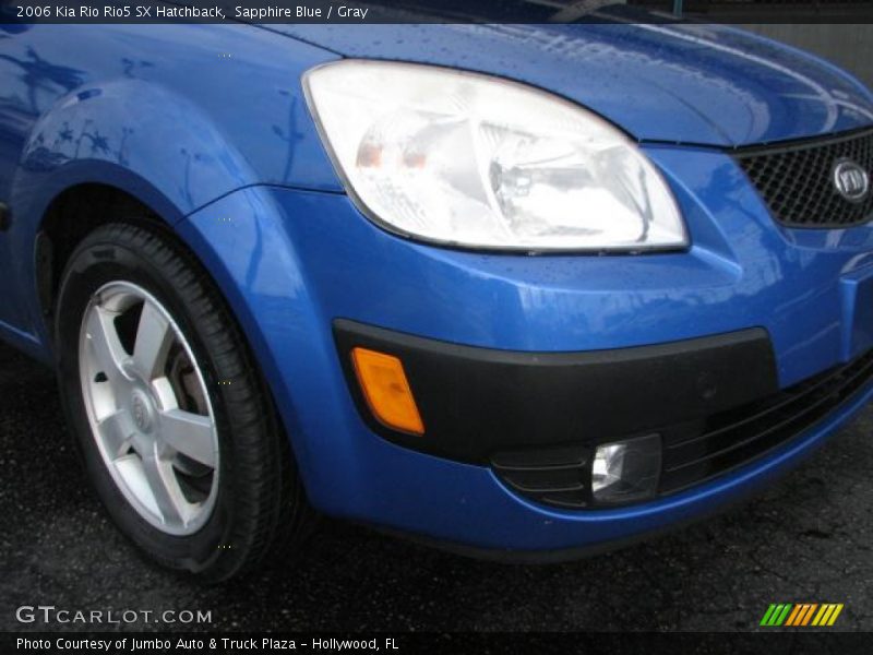 Sapphire Blue / Gray 2006 Kia Rio Rio5 SX Hatchback