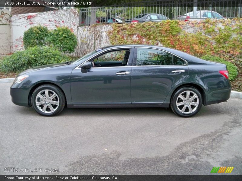Smokey Granite Mica / Black 2009 Lexus ES 350