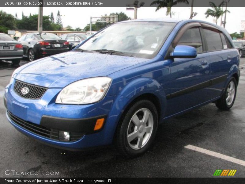Sapphire Blue / Gray 2006 Kia Rio Rio5 SX Hatchback