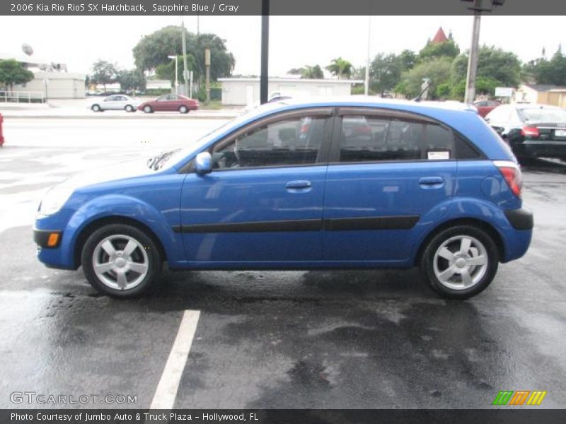 Sapphire Blue / Gray 2006 Kia Rio Rio5 SX Hatchback